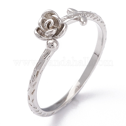 Anelli gemelli in ottone&nbsp;RJEW-P020-08P-1