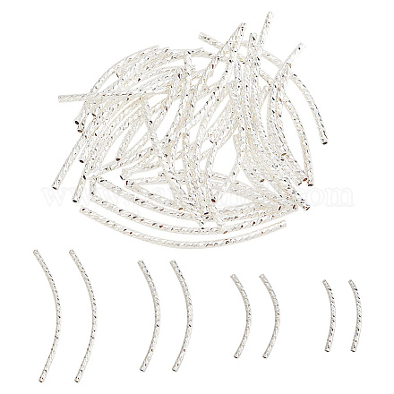 Dicosmétique 40 pièces 4 perles de tube en laiton de style KK-DC0003-91-1