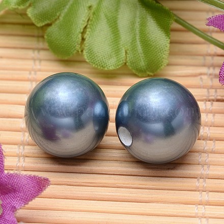 Round Shell Pearl Beads BSHE-M018-14mm-11-1