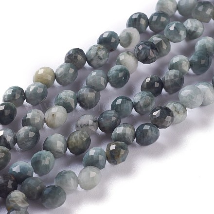 Chapelets de perles en pierre naturelle d'œil d'aigle G-H243-09-1