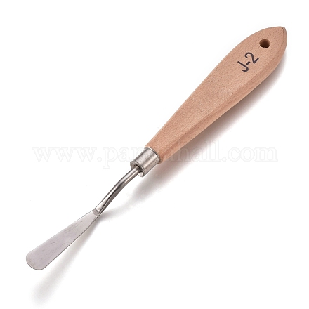 Edelstahlfarben Palette Schaber Spatel Messer TOOL-L006-15-1
