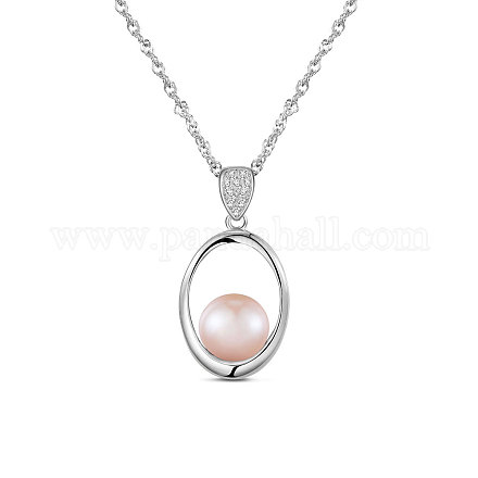 Shegrace 925 collar con colgante de plata esterlina JN563B-1