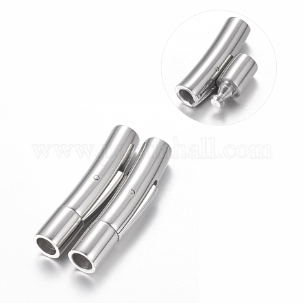 316 acier inoxydable magnétiques fermoirs à vis pour la fabrication de bracelets X-STAS-A021-4mm-1
