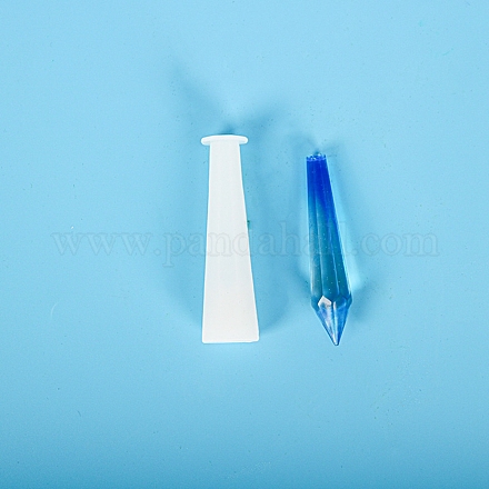 Moldes de silicona de cristal péndulo DIY-P010-03-1