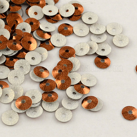 Perles de paillette en plastique en forme de cône PVC-R002-6mm-HF3004-1
