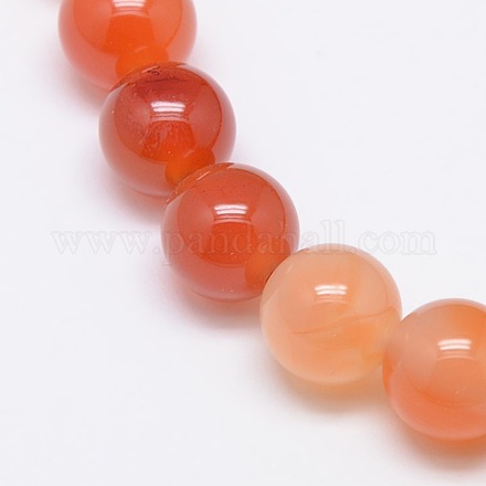 Chapelets de perles en cornaline naturelle G-N0006-12mm-17-1