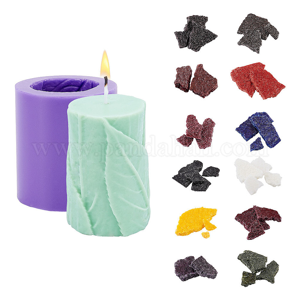 Shop AHANDMAKER Leaves Silicone Candle Molds Kits for Jewelry Making