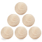 Wood Beads, Round, No Hole, Wheat, 75mm
