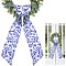 2Pcs Polyester Ribbons,  Ornament Accessories, Flower, 1420x120mm