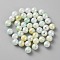 Opaque Acrylic Beads, Round, Aquamarine, 8mm, Hole: 1.8mm, about 200pcs/bag