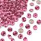 Preciosa® MAXIMA Crystal Round Stones, Czech Crystal, Dura Foiling, Round(431 11 615 Chaton), 70010 Rose, SS45(9.85~10.2mm)