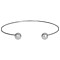 Classic 304 Stainless Steel Cuff Bangles, Torque Bangles for Women, Stainless Steel Color, Inner Diameter: 2-5/8 inch(6.7cm)