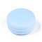 Portable Plastic Candy Color Mini Cute Macarons Jewelry Ring/Necklace Carrying Case, Light Sky Blue, 4.5~4.6x2.35cm