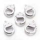 304 Stainless Steel Handcuffs Clasps STAS-F175-18P-2