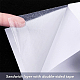 BENECREAT 10 Sheet Double Sided Adhesive Sheets White Self Adhesive Tape Sandwich Layer with Double Side Tape for Gift Wrapping Paper Craft Handmade Card DIY-BC0002-65-4