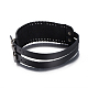Unisex Mode Lederband Armbänder BJEW-BB15597-B-3