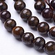 Chapelets de perles en bronzite naturel G-D855-12-6mm-3
