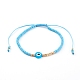 Verstellbare Nylonschnur geflochtenen Perlen Armbänder BJEW-JB06023-05-1