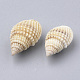 Cuentas de concha de caracol naturales SSHEL-S258-12-2