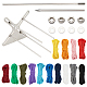 Kits de fabrication de nœuds de boule de corde de parachute DIY-PH0026-88-1