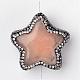 Teints en étoile perles de résine RESI-K004-C-02-3