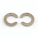 201 Stainless Steel Letter Charms STAS-S036-03-1