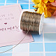 Round Copper Wire Copper Beading Wire for Jewelry Making YS-TAC0004-0.6mm-18-5