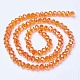 Electroplate Glass Beads Strands EGLA-A034-T10mm-B16-2