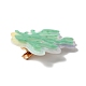Pinces à cheveux en alligator acrylique corail sur le thème de l'océan OHAR-A009-01A-3