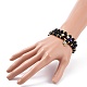 Ensemble de bracelets extensibles en perles de pierres précieuses mélangées naturelles 6pcs 6 styles BJEW-JB09117-7