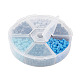 Cubo abalorios de la semilla de cristal SEED-JP0003-02-2