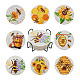Kits de tapis de tasse acrylique de peinture de diamant de thème d'abeilles de bricolage DIY-TAC0012-72-1