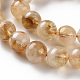 Chapelets de perles de citrine naturelle G-S362-105C-3