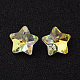 Star Faceted K9 Glass Charms EGLA-O006-04A-1