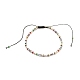 Verstellbarer Nylonfaden geflochtene Perlen Armbänder BJEW-JB05585-1