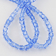 Chapelets de perles en verre GLAA-R041-6x6mm-30-2