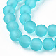 Chapelets de perles en verre transparent X-GLAA-S031-8mm-18-3
