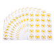 20 adesivo adesivo in plastica a pois rotondi per San Valentino STIC-WH0004-16-1