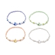 Glass Seed Bead Beaded Bracelets for Women BJEW-JB09284-1