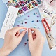 DIY Backen gemalt Crackle Glasperlen Stretch Armband Herstellung Kits DIY-PH0004-54D-3