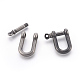 304 Stainless Steel Screw D-Ring Anchor Shackle Clasps STAS-O114-096B-AS-2