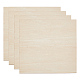 Benecreat 4 шт. листы деревянного шпона с лазерной резкой и подложкой TOOL-WH0136-86A-1