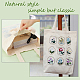WADORN Canvas Tote Bag Embroidery Kit with Patterns and Instructions for Beginner DIY-WH0029-30-4