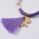 Handmade Polymer Clay Beads Kids Bracelets BJEW-JB04773-M-4