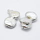 Natur kultivierten Süßwasser Perlen PEAR-F006-60P-2