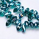 Electroplate Glass Beads Strands EGLA-J031-H11-1