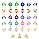 DICOSMETIC 44Pcs 11 Colors Enamel Daisy Charms 8 Petals Flower Charms White Yellow Daisy Charms Light Golden Chrysanthemum Charms Stainless Steel Charms for DIY Jewelry Making STAS-DC0013-01-1