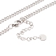 304 Stainless Steel Necklaces NJEW-M189-03P-5