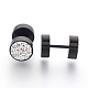 304 Stainless Steel Ear Fake Plugs Gauges EJEW-L207-C01-1