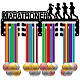 Спортивная тема железная вешалка для медалей настенная стойка для дисплея ODIS-WH0055-091-1